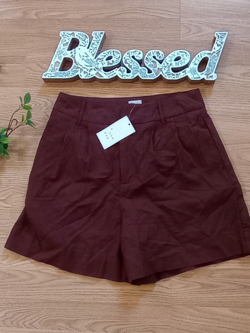 NWT A new day women's brown shorts size 4/Small